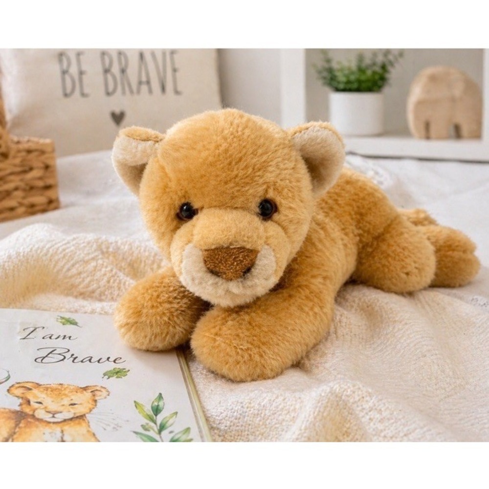 GUND Katia Tan Lion Plush Stuffed animal 12" Soft Lovey Toy EUC